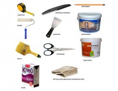Инструменты и материалы для поклейки обоев